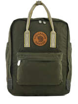 Sac  Dos Kanken 1 Compartiment Fjallraven Noir greenland 23700