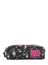 Trousse 1 Compartiment Superdry Noir accessories woomen G98003JR