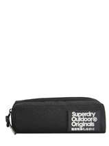 Trousse 1 Compartiment Superdry Noir accessories woomen G98003JR