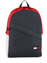 Sac  Dos 1 Compartiment + Pc 13'' Tommy hilfiger Multicolore tommy core AM03588