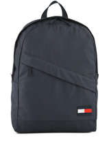 Sac  Dos 1 Compartiment + Pc 13'' Tommy hilfiger Bleu tommy core AM03588