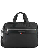 Porte-documents Tommy hilfiger Noir elevated AM03921