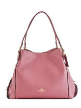 Shoppingtas Edie 31 Leder Coach Roze edie 57125