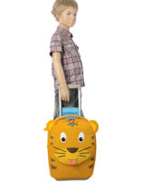 Kinderkoffer Affenzahn Oranje suitcase AFZ-TRL1-vue-porte