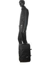 Valise Cabine Eastpak Noir authentic luggage K96L-vue-porte