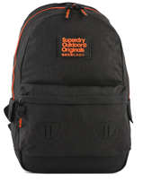 Sac  Dos 1 Compartiment Superdry Noir backpack men M91001MR