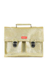 Cartable 1 Compartiment Bakker Marron glitter CAR28GLI