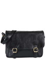 Sac Bandoulire Tempo Cuir Milano Noir tempo TE18063