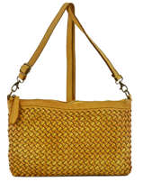 Sac Bandouli�re Dewashed Cuir Milano Marron dewashed TR17116