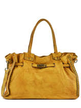 Schoudertas Dewashed Leder Milano Bruin dewashed DE17115