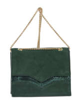 Sac Bandoulire Gramercy Cuir Petite mendigote Vert angeles GRAMERCY