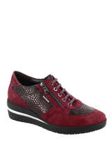 Sneakers Patrizia En Cuir Mephisto Violet accessoires PATRIZIA