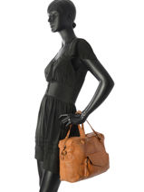 Sac Shopping Fatima Cuir Pieces Marron fatima 17090746-vue-porte