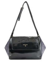 Sac Shopping Leather Suede Patrizia pepe Noir leather suede 2V8356