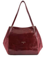 Sac Shopping Leather Suede Patrizia pepe Rouge leather suede 2V8429