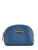 Portemonnee Leder Marc Mac douglas Blauw vesuvio COCVES-S