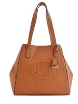 Sac Shopping Huntley Cuir Lauren ralph lauren Marron huntley 31707716