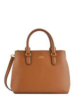 Sac  Main Dryden Cuir Lauren ralph lauren Marron dryden 31719699
