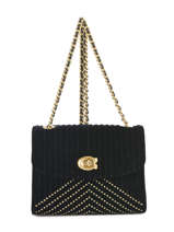 Sac Bandoulire Parker Velours Coach Noir parker 31034