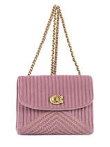 Sac Bandoulire Parker Velours Coach Rose parker 31034