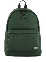 Sac  Dos 1 Compartiment Lacoste Noir neo croc NH2677NE