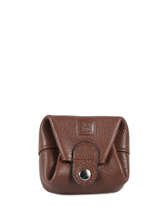 Porte Monnaie Cuir Hexagona Marron confort 467387