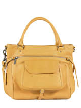 Sac Port Main Soft Vintage Nova Cuir Lancaster Jaune soft vintage nova 5767