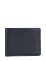 Portefeuille Cuir Cuir Yves renard Bleu foulonne 209