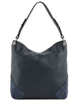 Sac Port paule Ocean Cuir Nathan baume Bleu cruise N1821024