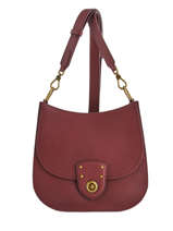 Sac Bandoulire Millbrook Cuir Lauren ralph lauren Rouge millbrook 31687503