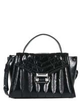 Sac Trapeze Whitney Cuir Michael kors Noir withney F8SXIS6T
