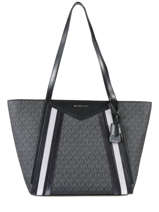 Sac Cabas Whitney Cuir Michael kors Noir withney F8SN1T7B
