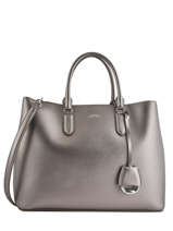 Cabas Dryden Cuir Lauren ralph lauren Gris dryden 31697680
