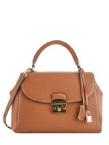 Sac Trapze Romy Cuir Mac douglas Marron romy JUBROM-M