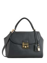 Sac Trapze Romy Cuir Mac douglas Noir romy JUBROM-M