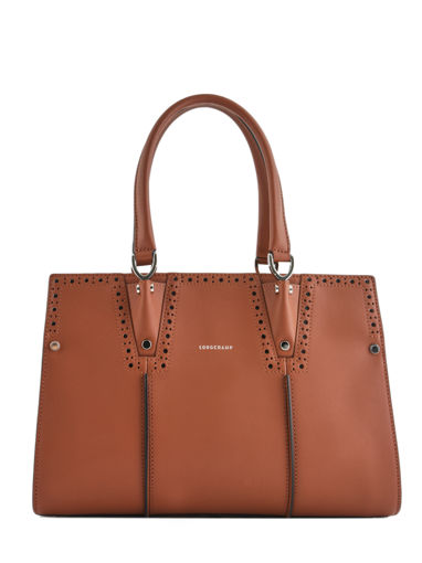 Longchamp Paris premier dandy Sac port main Marron