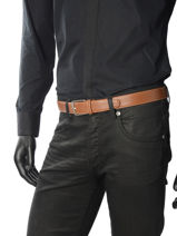 Longchamp Le foulonn Ceinture Marron-vue-porte