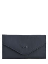 Portefeuille Met Overslagflap Leder Nathan baume Blauw original n 188N