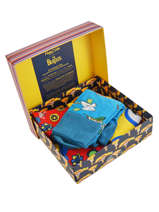 Coffret Cadeau 3 Paires De Chaussettes The Beatles Happy socks Orange pack XBEA08