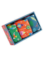 Coffret Cadeau 3 Paires De Chaussettes Spcial Nol Happy socks Multicolore pack XMAS08