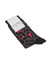 Chaussettes Leopard Happy socks Multicolore zoo OLEO01