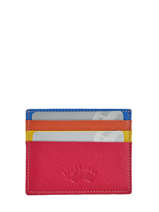 Porte-cartes Cuir Francinel Rose cook 59902