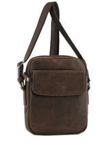 Cross Body Tas Hexagona Bruin instinct 664751