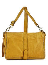 Sac Bandoulire Dewashed Cuir Milano Marron dewashed DE17112