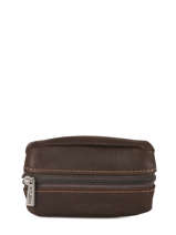 Portemonnee Met Rits Leder Wylson Bruin rio W8190-1