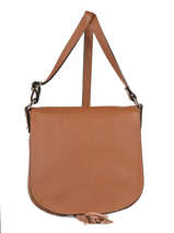 Schoudertas Caviar Leder Milano Bruin caviar 145