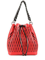 Sac Seau Le Baltard Cuir Sonia rykiel Rouge baltard 9263-84