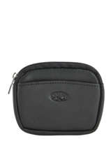Porte-monnaie Zipp Cuir Katana Noir daisy 553066