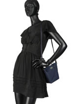 Sac Port Main L.12.12 Concept L.12.12 Concept Lacoste Bleu l.12.12 concept NF2609PO-vue-porte