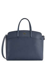 Sac Port Main Chantaco Cuir Lacoste Bleu chantaco NF2736CE